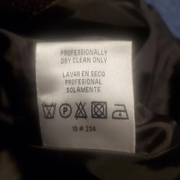 Jones New York Sport Size 6 Brown Speckled Tweed Wool Blend Pea Coat - Picture 9 of 12